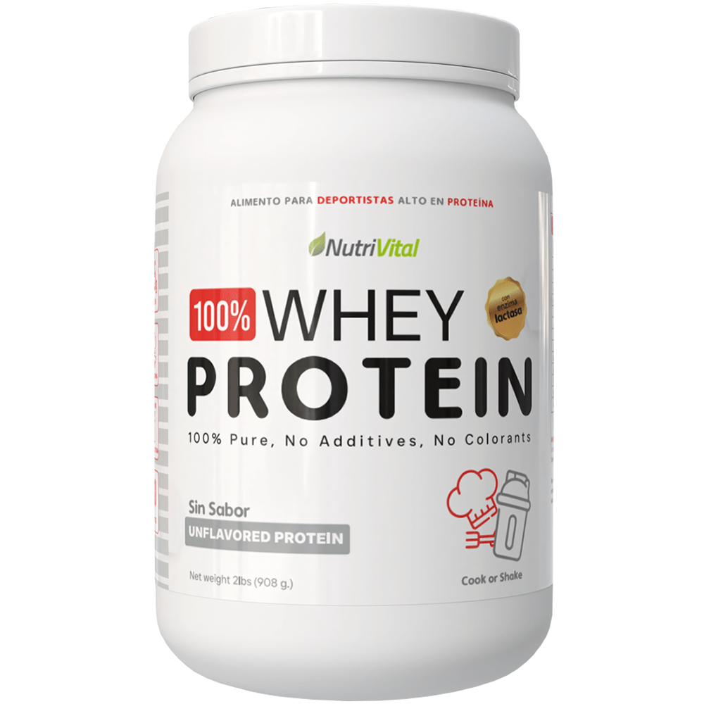 Whey Protein de Nutrivital 2Lbs Sin Sabor Chef